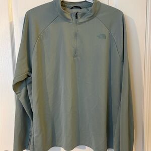 The North Face Half-Zip Pullover in Sage